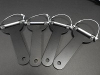 RAMJET Blower Restraint Header Brackets and Pins (4) Tie Down